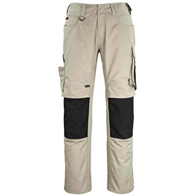 MASCOT 12179-203-5509-90C52 Erlangen Pantalon Taille L90cm/C52 Kaki/Noir MASCOT 12179-203-5509-90C52 Erlangen Pantalon Taille L90cm/C52 Kaki/Noir