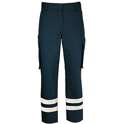 Alexandra STC-NF80NA-26S Essential Pantalon réfléchissant pour femme, uni, 65% polyester/35% coton, court, taille 26, bleu marine Alexandra STC-NF80NA-26S Essential Pantalon réfléchissant pour femme, uni, 65% polyester/35% coton, court, taille 26, bleu marine