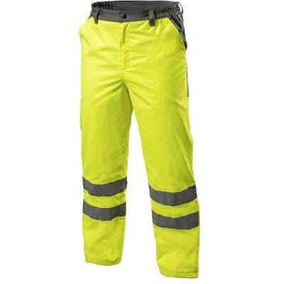 Högert Technik Jade L Pantalon de travail haute visibilité pour homme doublé jaune – Imperméable 2000 mm, bandes réfléchissantes, pantalon d'hiver avec poches – EN ISO 20471, EN343, coupe-vent, isolé, Högert Technik Jade L Pantalon de travail haute visibilité pour homme doublé jaune – Imperméable 2000 mm, bandes réfléchissantes, pantalon d'hiver avec poches – EN ISO 20471, EN343, coupe-vent, isolé,