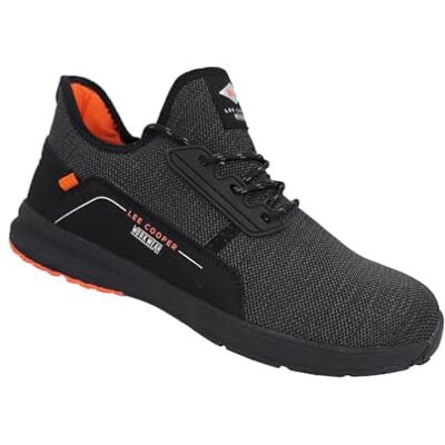 Lee Cooper Pour des hommes Workwear légère respirante Next Generation Steel Toe Cap Confort travail de sécurité Formateurs Chaussures SB SRA, Noir, 41 EU Lee Cooper Pour des hommes Workwear légère respirante Next Generation Steel Toe Cap Confort travail de sécurité Formateurs Chaussures SB SRA, Noir, 41 EU