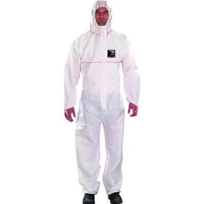 Ansell AlphaTec 1500 PLUS Model 111, Combinaison de Travail Jetable, Protection Chimique Type 5, Tenue Intégrale et Ignifuge, Bricolage et Peinture, Homme Femme, Blanc, Taille XL (1 Pièce) Ansell AlphaTec 1500 PLUS Model 111, Combinaison de Travail Jetable, Protection Chimique Type 5, Tenue Intégrale et Ignifuge, Bricolage et Peinture, Homme Femme, Blanc, Taille XL (1 Pièce)