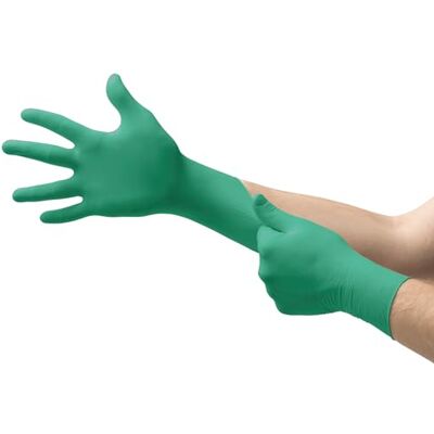 Ansell TouchNTuff 92-600VP Gants Jetables Nitrile Fins et Résistants, Protection Chimique et Mécanique, Industrie Alimentaire, Gant Usage Unique Non Poudré, Sans Latex, Vert, Taille S (20 Gants) Ansell TouchNTuff 92-600VP Gants Jetables Nitrile Fins et Résistants, Protection Chimique et Mécanique, Industrie Alimentaire, Gant Usage Unique Non Poudré, Sans Latex, Vert, Taille S (20 Gants)