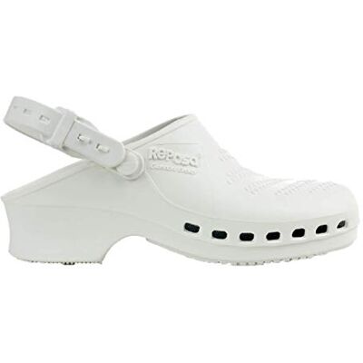 REPOSA Complete Sabot Unisexe en Caoutchouc SEBS sans Latex, Médical Infirmière Anatomique avec Sangle Réglable Antichoc, Stérilisable et Respirant REPOSA Complete Sabot Unisexe en Caoutchouc SEBS sans Latex, Médical Infirmière Anatomique avec Sangle Réglable Antichoc, Stérilisable et Respirant