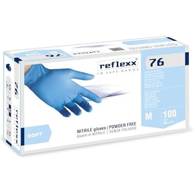 REFLEXX R76/XS Gants en nitrile non poudrés Taille REFLEXX R76/XS Gants en nitrile non poudrés Taille