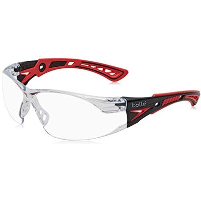 bollé Lunettes de protection BOLLE Rush+ incolore RUSHPPSI, Flexible, Anti-buée, Antidérapant, Rouge,noir bollé Lunettes de protection BOLLE Rush+ incolore RUSHPPSI, Flexible, Anti-buée, Antidérapant, Rouge,noir
