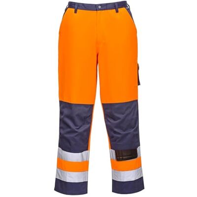 Portwest Lyon TX51ONRXL Pantalon haute visibilité Orange/bleu marine Taille XL Portwest Lyon TX51ONRXL Pantalon haute visibilité Orange/bleu marine Taille XL