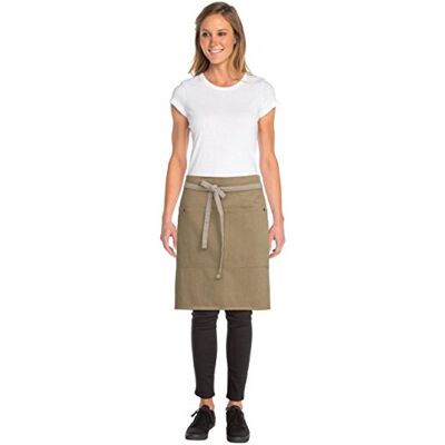 Chef Works Austin Denim Half Bistro Apron Natural Chef Works Austin Denim Half Bistro Apron Natural