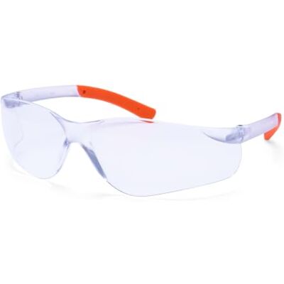 Portwest Lunette Pan View, Couleur: Incolore/Orange, PW38COR Portwest Lunette Pan View, Couleur: Incolore/Orange, PW38COR