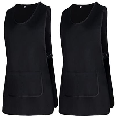 MISEMIYA Lot de 2 unités Tablier de nettoyage uniforme du travail CLINICA Médecins Nettoyage vétérinaire Sanitaires HOSTELERIA- Ref.868, Noir 21, M MISEMIYA Lot de 2 unités Tablier de nettoyage uniforme du travail CLINICA Médecins Nettoyage vétérinaire Sanitaires HOSTELERIA- Ref.868, Noir 21, M