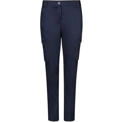VELILLA Pantalon stretch multipoches pour femme utilitaires de travail, Bleu marine, 50 VELILLA Pantalon stretch multipoches pour femme utilitaires de travail, Bleu marine, 50