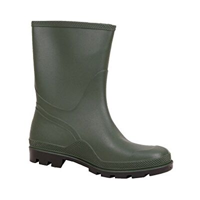 Cofan Bottes d'eau Moyenne Canne Fabriquée PVC Couleur verte Taille 46 Semelle antidérapante Cofan Bottes d'eau Moyenne Canne Fabriquée PVC Couleur verte Taille 46 Semelle antidérapante