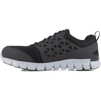 Reebok Work Men's RB4041 Sublite Cushion Safety Toe Athletic Work Shoe Black Construction, 8 X-Wide Reebok Work Men's RB4041 Sublite Cushion Safety Toe Athletic Work Shoe Black Construction, 8 X-Wide