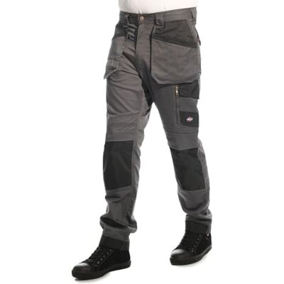 Lee Cooper LCPNT245 Pantalon cargo extensible pour homme, gris, 40W / 31L Lee Cooper LCPNT245 Pantalon cargo extensible pour homme, gris, 40W / 31L