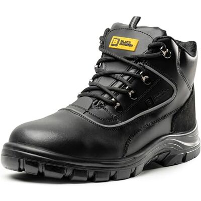 Black Hammer Chaussures de Sécurité Hommes Bottines de travail Cuir Lisse Légère Chaussures de Trekking de Construction Bout en Acier et Semelle Intercalaire en Acier Résistant à l'eau 7752 (48 EU) Black Hammer Chaussures de Sécurité Hommes Bottines de travail Cuir Lisse Légère Chaussures de Trekking de Construction Bout en Acier et Semelle Intercalaire en Acier Résistant à l'eau 7752 (48 EU)