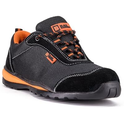 Black Hammer Chaussure de Sécurité S1P pour Homme avec Embout en Métal Ultra Léger et Semelles Intérieures en Kevlar Respirant S1P SRC 4444 Noir Black Hammer Chaussure de Sécurité S1P pour Homme avec Embout en Métal Ultra Léger et Semelles Intérieures en Kevlar Respirant S1P SRC 4444 Noir