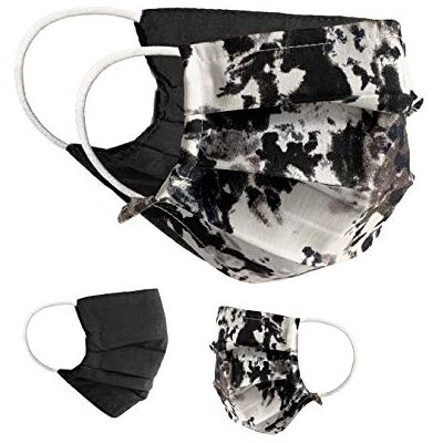 BAF Masque en Tissu 100% Coton Lavable OEKO-TEX 100 Lot de 2 Set Pack double Masque Buccal et Nasal Réutilisable BAF Masque en Tissu 100% Coton Lavable OEKO-TEX 100 Lot de 2 Set Pack double Masque Buccal et Nasal Réutilisable