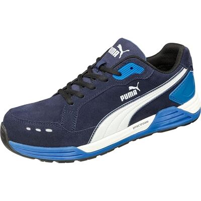 PUMA Safety Airtwist Chaussures de travail basses S3 ESD HRO SRC Embout en fibre de verre Anti-perforation Antidérapant résistant à la chaleur sans métal pour homme, bleu, 44 EU PUMA Safety Airtwist Chaussures de travail basses S3 ESD HRO SRC Embout en fibre de verre Anti-perforation Antidérapant résistant à la chaleur sans métal pour homme, bleu, 44 EU