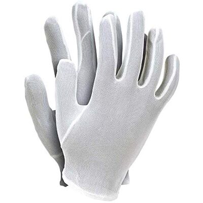 REIS Rnylon8 Lot de 12 gants de protection Blanc Taille 8 REIS Rnylon8 Lot de 12 gants de protection Blanc Taille 8