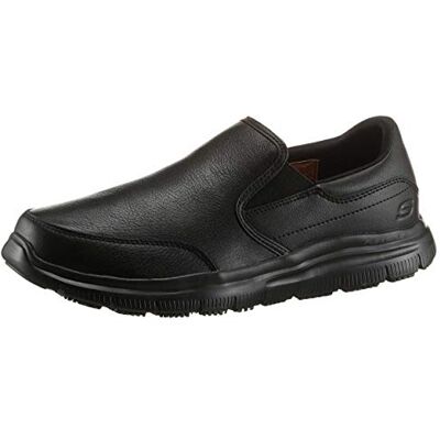 Skechers Flex Advantage Sr Bronwood Homme Baskets à enfiler Loafer, cuir noir, 46 EU Skechers Flex Advantage Sr Bronwood Homme Baskets à enfiler Loafer, cuir noir, 46 EU
