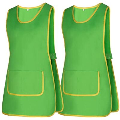 MISEMIYA Lot de 2 unités Tablier de nettoyage uniforme du travail CLINICA Médecins Nettoyage vétérinaire Sanitaires HOSTELERIA- Ref.868, Vert 21, XL MISEMIYA Lot de 2 unités Tablier de nettoyage uniforme du travail CLINICA Médecins Nettoyage vétérinaire Sanitaires HOSTELERIA- Ref.868, Vert 21, XL