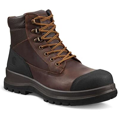 Carhartt Chaussures de travail Detroit pour homme Rugged Flex S3-6", marron foncé, 45 EU Carhartt Chaussures de travail Detroit pour homme Rugged Flex S3-6", marron foncé, 45 EU