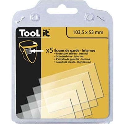GYS Ecrans internes 103, 6x53 Lot de 5 pour masque Master 9/13 GYS Ecrans internes 103, 6x53 Lot de 5 pour masque Master 9/13