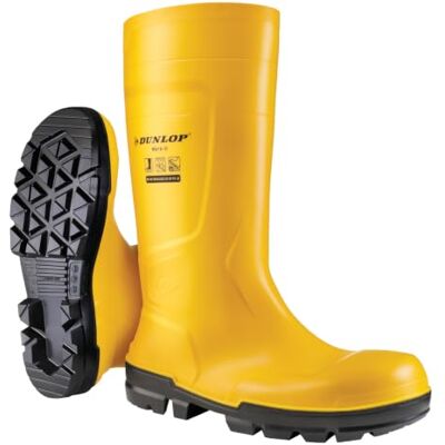 Dunlop Mixte Work-it Full Safety Botte Industrielle, Jaune, 48 EU Dunlop Mixte Work-it Full Safety Botte Industrielle, Jaune, 48 EU