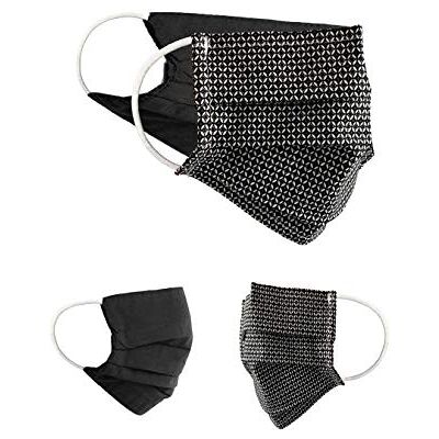 BAF Masque en Tissu 100% Coton Lavable OEKO-TEX 100 Lot de 2 Set Pack double Masque Buccal et Nasal Réutilisable BAF Masque en Tissu 100% Coton Lavable OEKO-TEX 100 Lot de 2 Set Pack double Masque Buccal et Nasal Réutilisable
