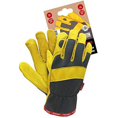 REIS RMC-SPECTRO10 Mechanics Lot de 12 gants de protection Bleu/jaune Taille 10 REIS RMC-SPECTRO10 Mechanics Lot de 12 gants de protection Bleu/jaune Taille 10