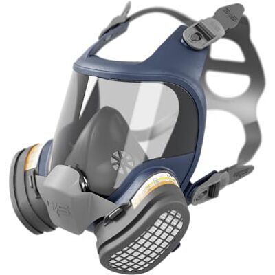 GVS Masque complet Elipse ABE1P3, taille unique, avec filtres remplaçables ABE1P3 inclus GVS Masque complet Elipse ABE1P3, taille unique, avec filtres remplaçables ABE1P3 inclus