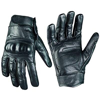 Mil-Tec Gants tactiques avec protection de la cheville, Noir, L Mil-Tec Gants tactiques avec protection de la cheville, Noir, L