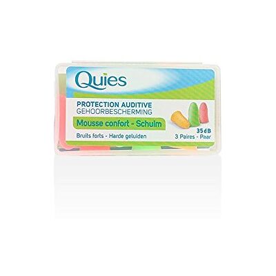 Quies Mousse Confort Protection Auditive 3 Paires Quies Mousse Confort Protection Auditive 3 Paires