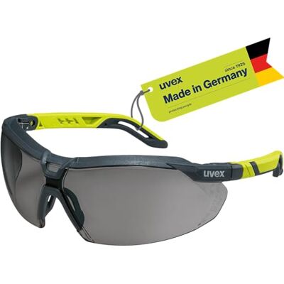Uvex i-5 Lunettes de protection pour travail et laboratoire Teinte anthracite/citron Uvex i-5 Lunettes de protection pour travail et laboratoire Teinte anthracite/citron