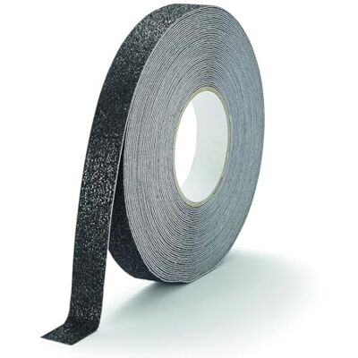 Durable DURALINE GRIP+ 109401 Bande antidérapante grossière 25 mm x 15 m pour sécuriser les escaliers, rampes Noir Durable DURALINE GRIP+ 109401 Bande antidérapante grossière 25 mm x 15 m pour sécuriser les escaliers, rampes Noir