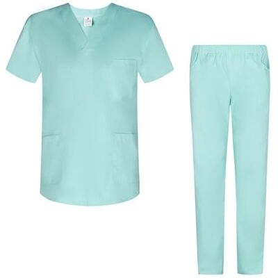 MISEMIYA MAISON ET PANTALON SANITAIRES UNISEX UNIFORMES SANITAIRES MÉDICAUX ENSEMBLES SANITAIRES 8178, turquoise, XL MISEMIYA MAISON ET PANTALON SANITAIRES UNISEX UNIFORMES SANITAIRES MÉDICAUX ENSEMBLES SANITAIRES 8178, turquoise, XL