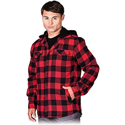 REIS Kfwinhoodxxxl Chemise de protection isolante Rouge/noir Taille XXXL REIS Kfwinhoodxxxl Chemise de protection isolante Rouge/noir Taille XXXL