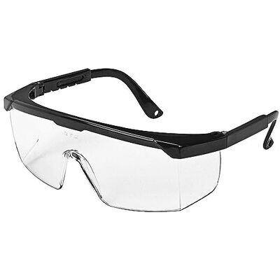 GIMA Lunettes X5-PRO, anti-buée et anti-rayures, protection contre les rayonnements, lot de 25 pièces, noir, 25258 GIMA Lunettes X5-PRO, anti-buée et anti-rayures, protection contre les rayonnements, lot de 25 pièces, noir, 25258