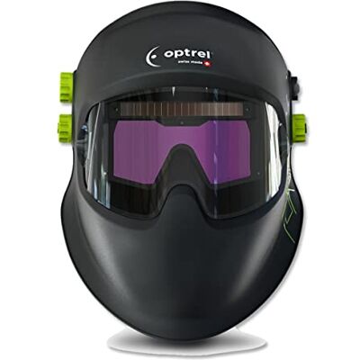 STAHLWERK Optrel Panoramaxx Casque de soudage entièrement automatique Classe optique 1/1/1/2 Assombrissement automatique Paramètres réglables STAHLWERK Optrel Panoramaxx Casque de soudage entièrement automatique Classe optique 1/1/1/2 Assombrissement automatique Paramètres réglables
