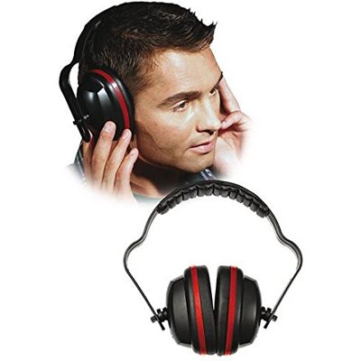 REIS OSB Casque anti-bruit Noir/rouge Taille S/M/L REIS OSB Casque anti-bruit Noir/rouge Taille S/M/L