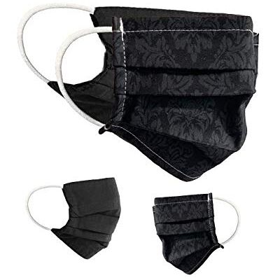 BAF Masque en Tissu 100% Coton Lavable OEKO-TEX 100 Lot de 2 Set Pack double Masque Buccal et Nasal Réutilisable, Mixte Adulte, Noir, Taille unique BAF Masque en Tissu 100% Coton Lavable OEKO-TEX 100 Lot de 2 Set Pack double Masque Buccal et Nasal Réutilisable, Mixte Adulte, Noir, Taille unique