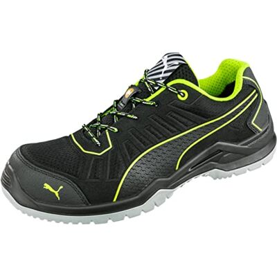 PUMA Sicherheitsschuh Fuse TC Green Low Größe 43 schwarz/grün S1P SRC ESD EN ISO 20345 Mikrofaser/Mesh 1,00 PR PUMA Sicherheitsschuh Fuse TC Green Low Größe 43 schwarz/grün S1P SRC ESD EN ISO 20345 Mikrofaser/Mesh 1,00 PR