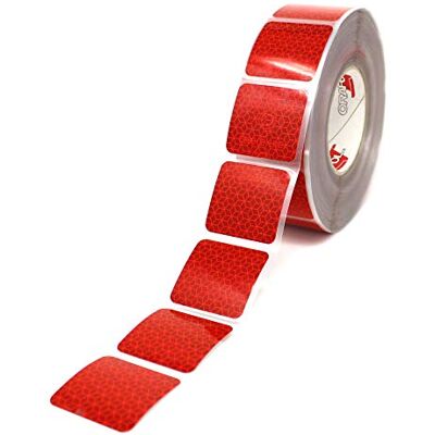 3M Orafol Reflexite VC 104 Curtain Grade Ruban réfléchissant segmenté Rouge 1 m 3M Orafol Reflexite VC 104 Curtain Grade Ruban réfléchissant segmenté Rouge 1 m