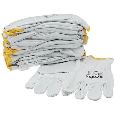 Cofan GUANTES PIEL VACUNO GRIS T-8 Unid: 12 Cofan GUANTES PIEL VACUNO GRIS T-8 Unid: 12