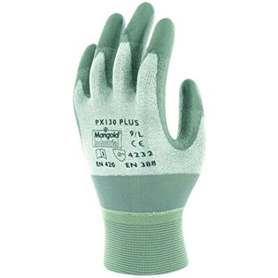 Ansell PX130 Plus Gants pour usages multiples, protection mécanique, Gris, Taille 8 (Sachet de 12 paires) Ansell PX130 Plus Gants pour usages multiples, protection mécanique, Gris, Taille 8 (Sachet de 12 paires)