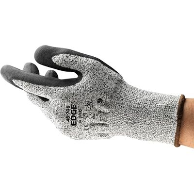 Ansell Edge 48-706 Gants de travail pour homme et femme haute résistance aux coupures pour industriel, bricolage et travaux de bricolage, gris/noir, taille 9 (12 paires) Ansell Edge 48-706 Gants de travail pour homme et femme haute résistance aux coupures pour industriel, bricolage et travaux de bricolage, gris/noir, taille 9 (12 paires)