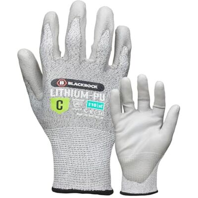 Black rock Blackrock Gants en lithium PU de niveau C, gants arb pour homme/femme, gants de sécurité, gants sculptés sur bois, résistants à la coupe, gants de rangement, adhérence – Tailles 7/S Black rock Blackrock Gants en lithium PU de niveau C, gants arb pour homme/femme, gants de sécurité, gants sculptés sur bois, résistants à la coupe, gants de rangement, adhérence – Tailles 7/S