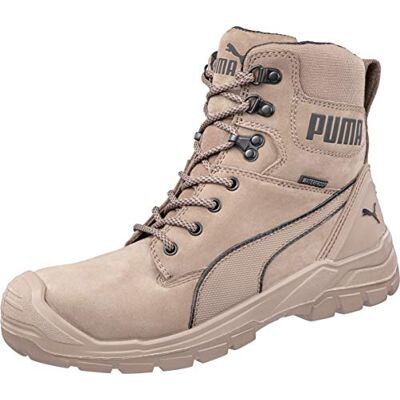 PUMA Safety Conquest Stone High Bottes de sécurité S3 HRO SRC avec embout en fibre de verre Protection anti-perforation antidérapantes et résistantes à la chaleur pour homme PUMA Safety Conquest Stone High Bottes de sécurité S3 HRO SRC avec embout en fibre de verre Protection anti-perforation antidérapantes et résistantes à la chaleur pour homme