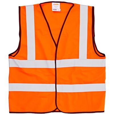 Beeswift Gilet haute visibilité pour homme Orange XL Beeswift Gilet haute visibilité pour homme Orange XL