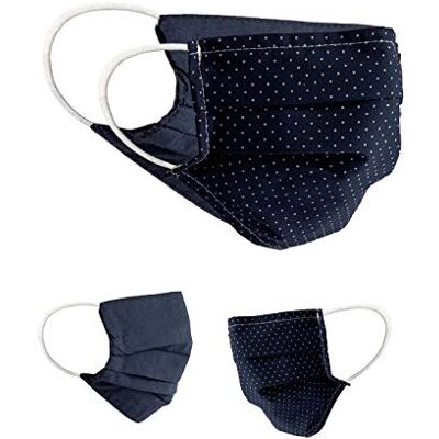 BAF Masque en Tissu 100% Coton Lavable OEKO-TEX 100 Lot de 2 Set Pack double Masque Buccal et Nasal Réutilisable BAF Masque en Tissu 100% Coton Lavable OEKO-TEX 100 Lot de 2 Set Pack double Masque Buccal et Nasal Réutilisable