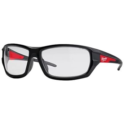 Milwaukee Performance 4932471883 Lunettes de sécurité à verres transparents anti-buée Noir Taille unique Milwaukee Performance 4932471883 Lunettes de sécurité à verres transparents anti-buée Noir Taille unique